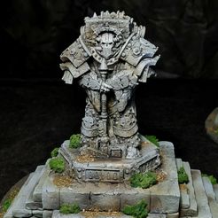 Perturabo Statue primarch iron warrior with mask