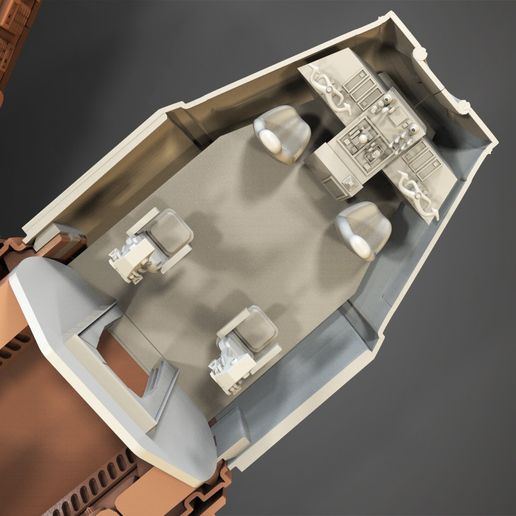 8.jpg Millenium Falcon, Кабина пилота.