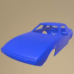 e17_014.png STL file Mazda RX-7 1978 Printable Car Body・3D printable model to download