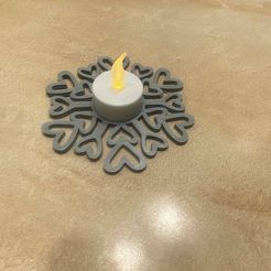 snowflake111.jpg Weihnachten Schneeflocke LED Teelichthalter Liebe Tag Valentinstag