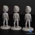 4.jpg Guarda-costas de lulas - Conjunto de modelos 3D STL com base (círculo, quadrado, triângulo)
