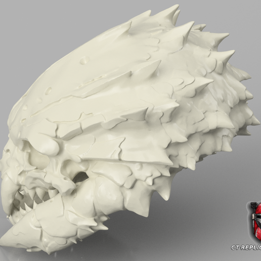 💀 Radscorpion Skull trophy - Fallout 1:1 scale・ STL File for 3D ...