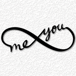 project_20230622_0957438-01.png Fichier STL me and you infinity sign me you love forever 2d art・Design pour imprimante 3D à télécharger