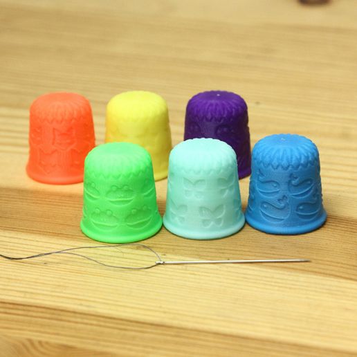 Thimble 🪡 - rainbow set 🐸🦋🐋🐙 3D model