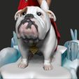 mario1.jpg Super-Mario The English Bulldog and super-girl for 3D Printing