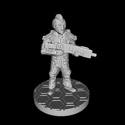Space-Soldiers-Mohawk.png STL file Space Soldier With Mohawk・3D printer design to download