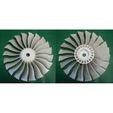 21-Fan-Rotor-Assy01.jpg STL file Geared Turbofan Engine (GTF), 10 inch Fan Module・Model to download and 3D print
