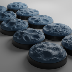 ovw.png 10x 28mm base with moon surface (+toppers)