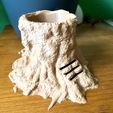 Stiftebecher-4.jpg Tree stump pencil cup with SD card slots