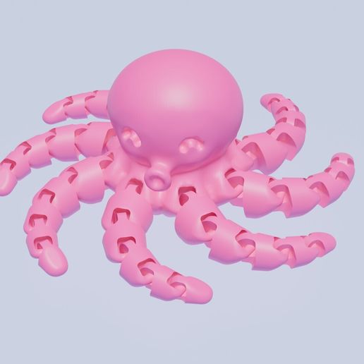 🐙 Octopus・ STL File for 3D printing・Cults