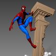 spidermanrender2.jpg Fichier 3D Fan de la statue de Spiderman, impression 3d・Modèle imprimable en 3D à télécharger