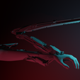 render 3 crop.png Cyberpunk 2077 Mantis Blade With Stand