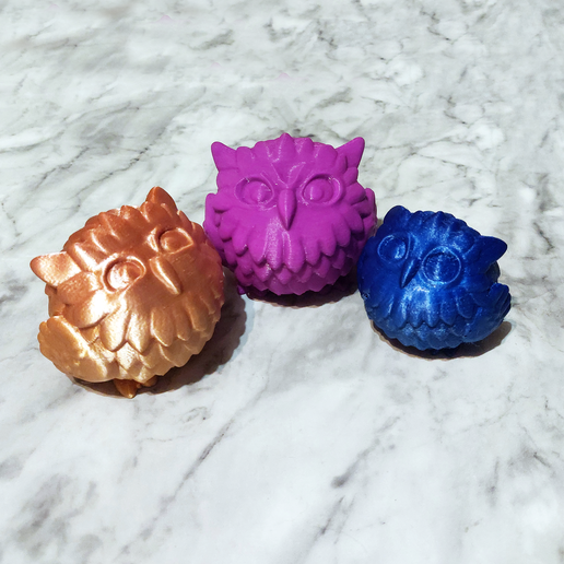 a sd STL file Cute Owl・3D printable design to download, Doctor_Craft