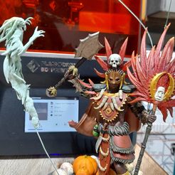 Vodoo Priest ‧ DnD Miniature ‧ Tabletop Miniatures ‧ Gaming Monster ‧ 3D Model ‧ RPG ‧ DnDminis ‧ STL FILE