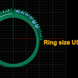Ring-Size.png Anel de diamante de noivado elegante Modelo para impressão 3d