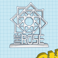 therose.png The Rose Korean indie-rock band Logo Display Ornament