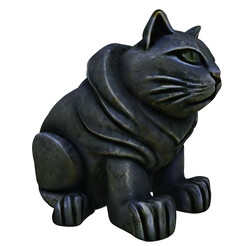 model.png Каменная скульптура кошки