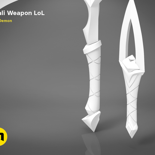🥷 Akali Weapon’s-3D PRINT MODEL・ STL File for 3D printing・Cults