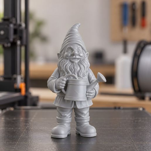 Watering Can Garden Gnome 3D Print Model