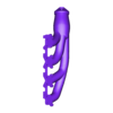 Scarico_DX (down version).stl STL file DODGE SRT HELLCAT - ENGINE・3D printing template to download