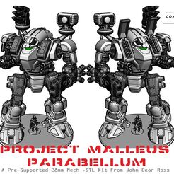 ProjectMalleusParabellum-CoverPic-OPR.jpg Project Malleus Parabellum 28mm Mech / Mecha Kit