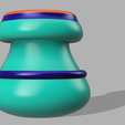 e.PNG Beautiful Cylindrical Vase / Joli vase cylindrique