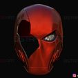 02.jpg Red Hood Mask Damaged - TITANS season 3 - DC comics Cosplay 3D print model
