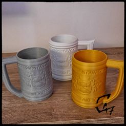 Chmielaki-Beer-Mug_7.jpg Archivo STL gratis Taza de cerveza 2021 de Chmielaki・Modelo para descargar y imprimir en 3D