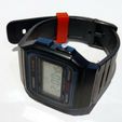 65e46148-bad4-497d-96a6-7b98af974758.jpg Parametric watch strap loop replacement (Casio F-91W)