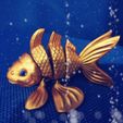 Flexy-Golden-Fish-7.jpg Download STL file Flexi Golden Fish • 3D printer template, Giordano_Bruno