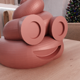 untitled3.png 3D Poop Decor For Home and Living with 3D Stl Files & 3D Printing, Gift for Mom, Poop Gift, 3D Printed Decor, Cute Poop, Gift for Kids