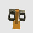 Glock_Magholder_05.png Glock 17 Magazine Wall/table holder (should fit all 9mm)
