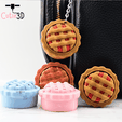 Cutie3D-Twisty-Keycap-Fidget-Clicker-Keychain-For-Pie-Lovers-05.png Цифровые загрузки - Cutie3D Twisty Keycap Fidget Clicker Keychain For Pie Lovers - Cute Backpack Keychain