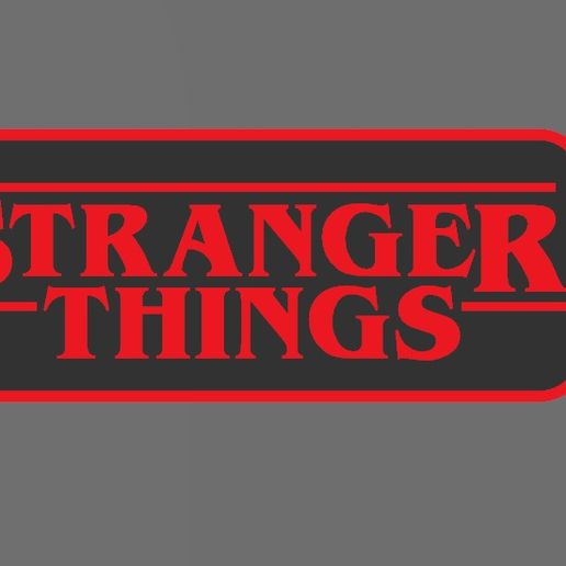 keyring stranger things 3D model