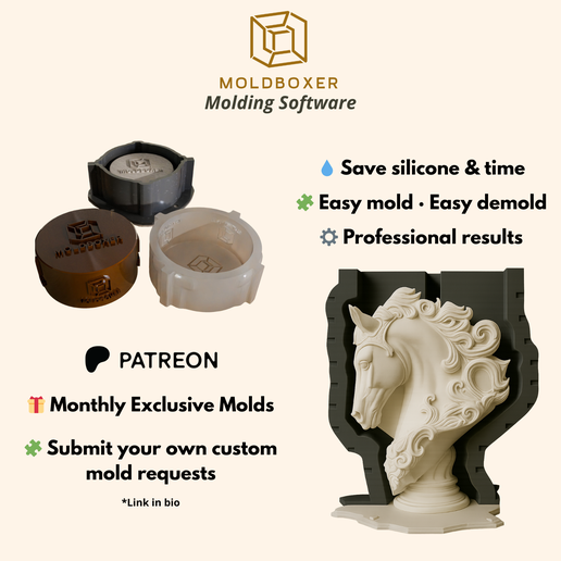 Automatic-mold-system-generator-for-3D-models.png Hedgehog Cupcake Silicone Mold System