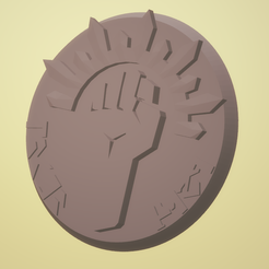 Monk.png Fichier 3D gratuit D&D - JETONS D'EMPLACEMENT DE SORT - MOINE - RUNES NAINES・Design à télécharger et à imprimer en 3D