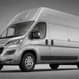 van-3.jpg Silver Fiat Ducato Cargo Van Low-poly