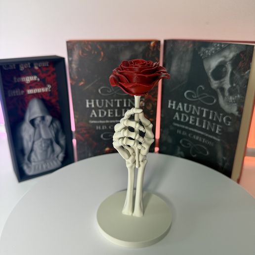 💀 Haunting Adeline Skeleton Hand Rose , Zade Meadows Inspired Dark ...