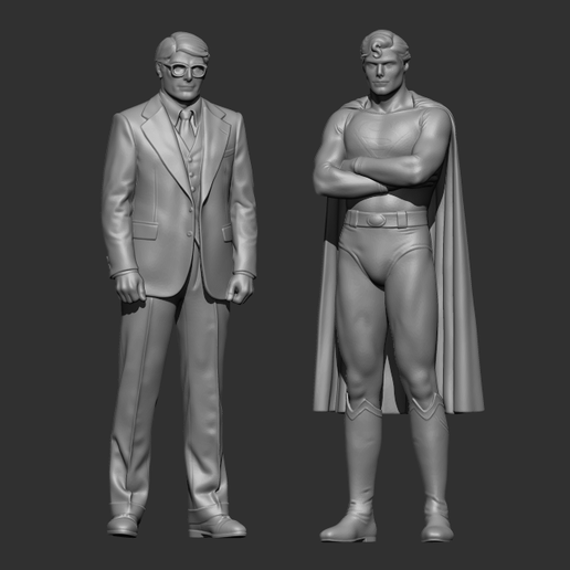 Clark Kent - Superman Bundle. Superman 1978. Christopher Reeve 3D Printable Figurine - High-Detail ZBrush Sculpt