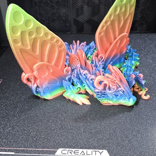 売れ筋がひ新作！ Butterfly 🦋 Dragon, Dragon Flexi Articulating Cinderwing3d, 絵画