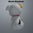 STL-File-4.png Mesh Mayhem Cute Garden Puppy STL File