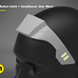 KEYSHOT-SCENA-2020_bokatan_barevne-isometric_parts.224.png Bo-Katan Helmet and Headband - Starwars