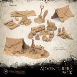 Gracewindale-adventurers-pack-1.jpg STL file Adventurer's Pack・3D printable model to download