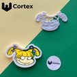 angelica.jpg Descargar archivo STL Rugrats cookie cutters • Modelo para la impresión en 3D, CORTEX
