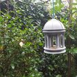 Gazebo Bird Feeder2.jpg Fichier STL Mangeoire à oiseaux style gazebo・Plan pour imprimante 3D à télécharger