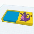 Figment-Post-It-Note-Holder-2.jpg Multi-Objekt Disney Figment Post-It Note Caddy Halter für Multi-Color-Drucker wie Bambu oder Prusa