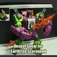 ScorpSpear_FS.jpg Despot Spear for Transformers Earthrise Scorponok