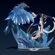 WIP23.jpg One Piece - Aokiji Kuzan Marine Admiral statue - Blue Pheasant 3D print model