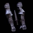 0026.jpg SOUL OF CINDER Arm Gauntlets Armor STL Fan Art Model