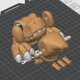 Printed.jpg Rexy The Tyrannosaurus (Easy print and Poseable)
